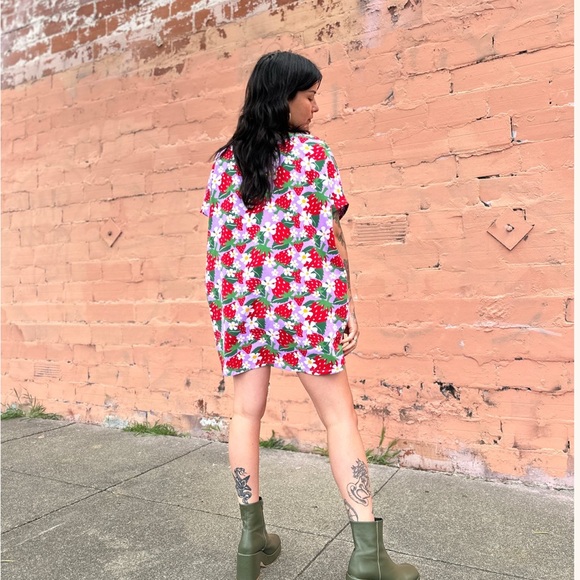 Nooworks Circle Dress in Berries - Picture 2 of 5